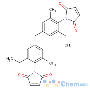 CAS No:105391-33-1 1-[4-[[4-(2,<br />5-dioxopyrrol-1-yl)-3-ethyl-5-methylphenyl]methyl]-2-ethyl-6-<br />methylphenyl]pyrrole-2,5-dione