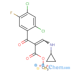 CAS No:105392-26-5 methyl<br />3-(cyclopropylamino)-2-(2,4-dichloro-5-fluorobenzoyl)prop-2-enoate