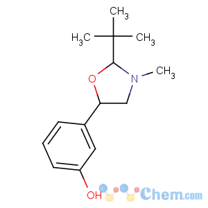 CAS No:105567-83-7 3-(2-tert-butyl-3-methyl-1,3-oxazolidin-5-yl)phenol