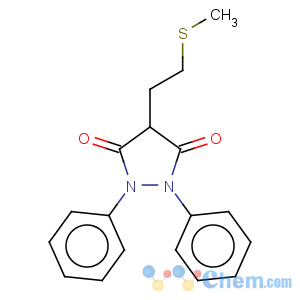 CAS No:10561-02-1 3,5-Pyrazolidinedione,4-[2-(methylthio)ethyl]-1,2-diphenyl-