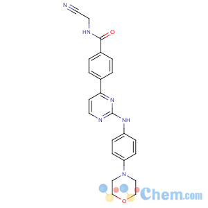 CAS No:1056634-68-4 N-(cyanomethyl)-4-[2-(4-morpholin-4-ylanilino)pyrimidin-4-yl]benzamide