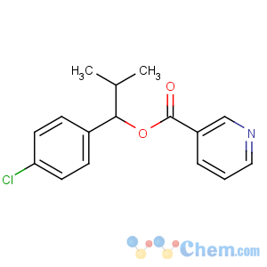 CAS No:10571-59-2 [1-(4-chlorophenyl)-2-methylpropyl] pyridine-3-carboxylate