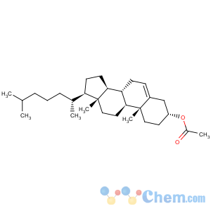 CAS No:1059-85-4 Cholest-5-en-3-ol,acetate, (3a)- (9CI)