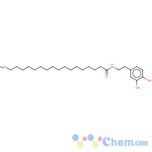 CAS No:105955-10-0 Octadecanamide,N-[2-(3,4-dihydroxyphenyl)ethyl]-