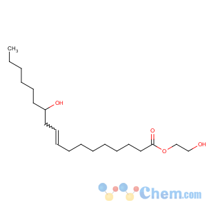 CAS No:106-17-2 2-hydroxyethyl (Z,12R)-12-hydroxyoctadec-9-enoate