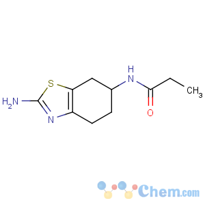 CAS No:106006-85-3 N-[(6R)-2-amino-4,5,6,7-tetrahydro-1,3-benzothiazol-6-yl]propanamide