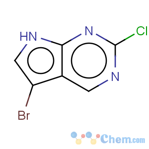 CAS No:1060816-58-1 7H-Pyrrolo[2,3-d]pyrimidine, 5-bromo-2-chloro-