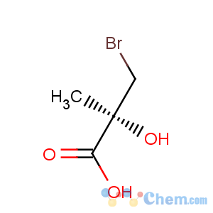 CAS No:106089-20-7 Propanoic acid,3-bromo-2-hydroxy-2-methyl-, (2S)-