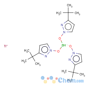 CAS No:106210-01-9 HYDROTRIS(3-TERT-BUTYLPYRAZOL-1-YL)BORATE THALLIUM SALT