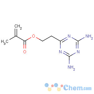 CAS No:106241-72-9 2-(4,6-diamino-1,3,5-triazin-2-yl)ethyl 2-methylprop-2-enoate