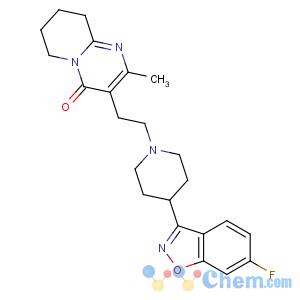 CAS No:106266-06-2 3-[2-[4-(6-fluoro-1,2-benzoxazol-3-yl)piperidin-1-yl]ethyl]-2-methyl-6,<br />7,8,9-tetrahydropyrido[1,2-a]pyrimidin-4-one