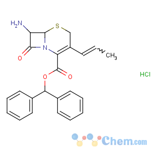 CAS No:106447-41-0 benzhydryl<br />7-amino-8-oxo-3-prop-1-enyl-5-thia-1-azabicyclo[4.2.0]oct-2-ene-2-<br />carboxylate