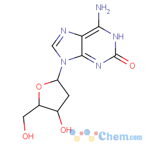 CAS No:106449-56-3 6-amino-9-[(2R,4S,<br />5R)-4-hydroxy-5-(hydroxymethyl)oxolan-2-yl]-1H-purin-2-one