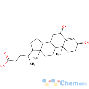 CAS No:106460-50-8 Chol-4-en-24-oic acid,3,6-dihydroxy-, (3b,6b)- (9CI)