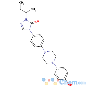 CAS No:106461-41-0 2-butan-2-yl-4-[4-[4-(4-hydroxyphenyl)piperazin-1-yl]phenyl]-1,2,<br />4-triazol-3-one