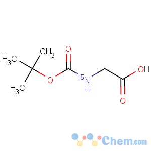 CAS No:106665-75-2 Glycine-15N,N-[(1,1-dimethylethoxy)carbonyl]- (9CI)