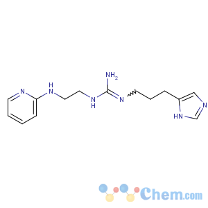 CAS No:106686-40-2 2-[3-(1H-imidazol-5-yl)propyl]-1-[2-(pyridin-2-ylamino)ethyl]guanidine