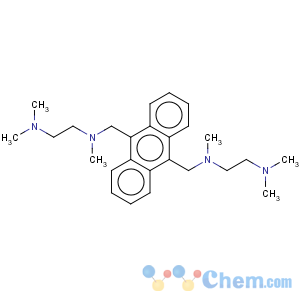 CAS No:106712-13-4 9,10-Anthracenedimethanamine,N,N'-bis[2-(dimethylamino)ethyl]-N,N'-dimethyl- (9CI)