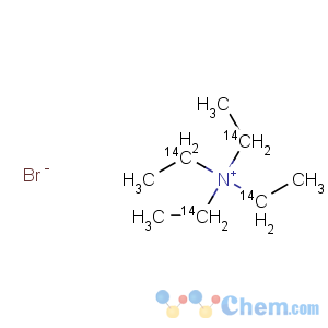 CAS No:106872-81-5 Ethanaminium-1-14C,N,N,N-tri(ethyl-1-14C)-, bromide (9CI)