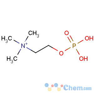 CAS No:107-73-3 Ethanaminium,N,N,N-trimethyl-2-(phosphonooxy)-, chloride (1:1)