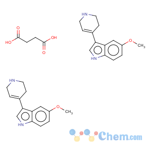 CAS No:107008-28-6 5-METHOXY-3-(1,2,5,6-TETRAHYDRO-4-PYRIDINYL)-1H-INDOLE HEMISUCCINATE