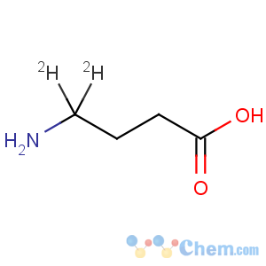 CAS No:107022-06-0 Butanoic-4,4-d2acid, 4-amino- (9CI)