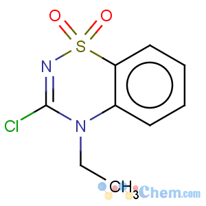 CAS No:107089-77-0 4H-1,2,4-Benzothiadiazine,3-chloro-4-ethyl-, 1,1-dioxide