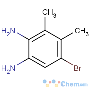 CAS No:107100-16-3 5-bromo-3,4-dimethylbenzene-1,2-diamine