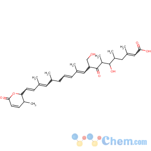 CAS No:107140-30-7 2,10,12,16,18-Nonadecapentaenoic acid,19-(3,6-dihydro-3-methyl-6-oxo-2Hpyran- 2-yl)-6-hydroxy-9-(hydroxymethyl)- 3,5,7,11,15,17-hexamethyl-8-oxo-,(2E,10E,- 12E,16Z,18E)-