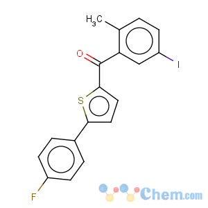 CAS No:1071929-08-2 Methanone,[5-(4-fluorophenyl)-2-thienyl](5-iodo-2-methylphenyl)-