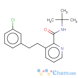CAS No:107285-30-3 3-[2-(3-chloro-phenyl)-ethyl]-pyridine-2-carboxylic acid tert-butylamide