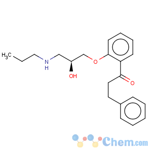 CAS No:107381-32-8 1-Propanone,1-[2-[(2S)-2-hydroxy-3-(propylamino)propoxy]phenyl]-3-phenyl-