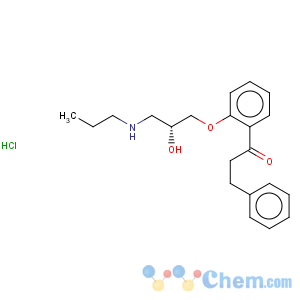 CAS No:107381-35-1 1-Propanone,1-[2-[(2R)-2-hydroxy-3-(propylamino)propoxy]phenyl]-3-phenyl-, hydrochloride(9CI)
