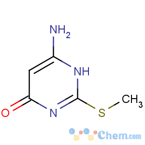 CAS No:1074-41-5 6-amino-2-methylsulfanyl-1H-pyrimidin-4-one