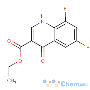 CAS No:107555-38-4 ethyl 6,8-difluoro-4-oxo-1H-quinoline-3-carboxylate