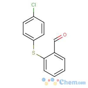 CAS No:107572-07-6 2-(4-chlorophenyl)sulfanylbenzaldehyde