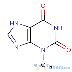 CAS No:1076-22-8 3-methyl-7H-purine-2,6-dione