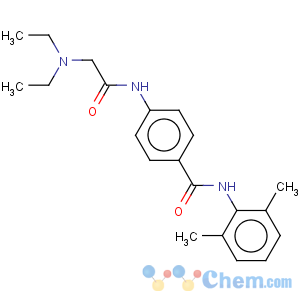 CAS No:107634-14-0 Benzamide,4-[[2-(diethylamino)acetyl]amino]-N-(2,6-dimethylphenyl)-