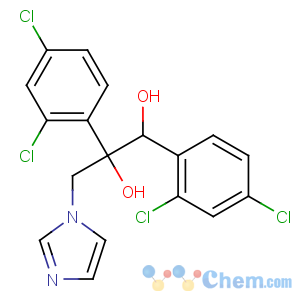 CAS No:107659-66-5 1,2-Propanediol,1,2-bis(2,4-dichlorophenyl)-3-(1H-imidazol-1-yl)-, (1R,2S)-rel-