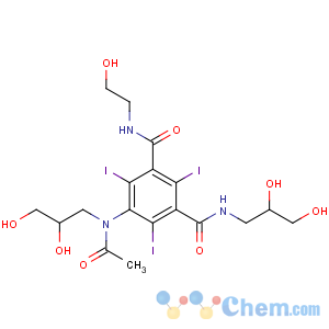 CAS No:107793-72-6 5-[acetyl(2,3-dihydroxypropyl)amino]-3-N-(2,<br />3-dihydroxypropyl)-1-N-(2-hydroxyethyl)-2,4,6-triiodobenzene-1,<br />3-dicarboxamide