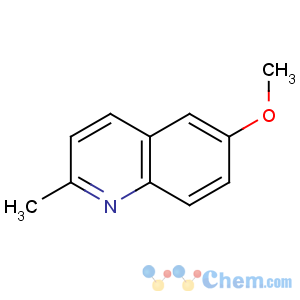 CAS No:1078-28-0 6-methoxy-2-methylquinoline
