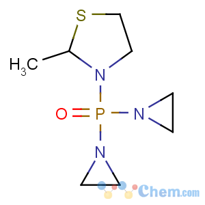 CAS No:1078-79-1 Thiazolidine,3-[bis(1-aziridinyl)phosphinyl]-2-methyl-