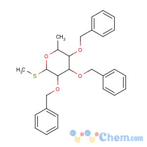CAS No:107802-80-2 (2S,3R,4R,5S,6R)-2-methyl-6-methylsulfanyl-3,4,<br />5-tris(phenylmethoxy)oxane