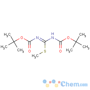 CAS No:107819-90-9 Carbamic acid,N-[[[(1,1-dimethylethoxy)carbonyl]amino](methylthio)methylene]-,1,1-dimethylethyl ester