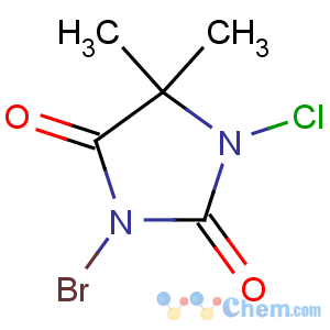 CAS No:107846-11-7 2,4-Imidazolidinedione,bromochlorodimethyl-