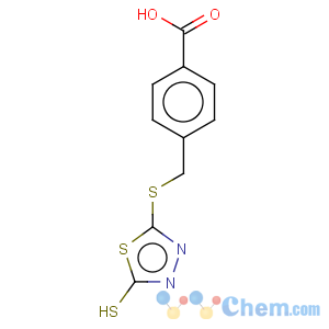 CAS No:107859-96-1 Benzoic acid,4-[[(4,5-dihydro-5-thioxo-1,3,4-thiadiazol-2-yl)thio]methyl]-