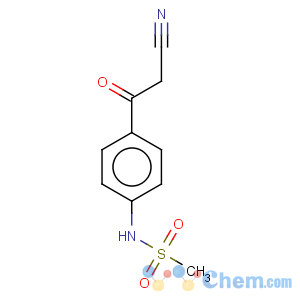 CAS No:107929-91-9 Methanesulfonamide,N-[4-(2-cyanoacetyl)phenyl]-