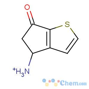 CAS No:108046-16-8 6H-Cyclopenta[b]thiophen-6-one,4-amino-4,5-dihydro-, hydrochloride (1:1)
