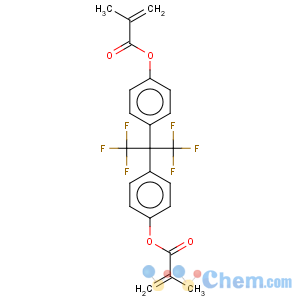 CAS No:108050-42-6 2-Propenoic acid,2-methyl-, [2,2,2-trifluoro-1-(trifluoromethyl)ethylidene]di-4,1-phenyleneester (9CI)