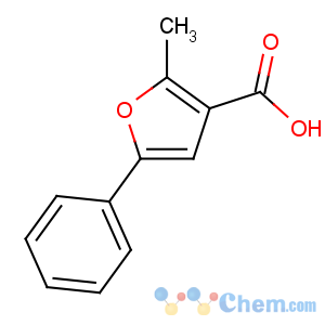 CAS No:108124-17-0 2-methyl-5-phenylfuran-3-carboxylic acid